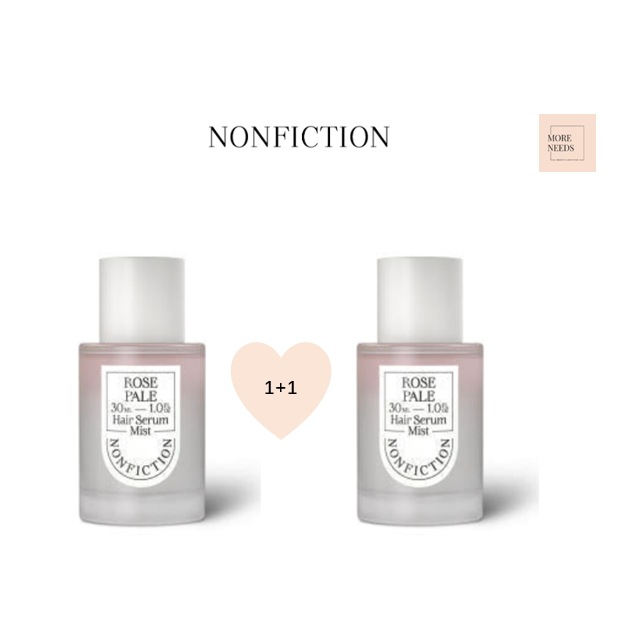 韓国コスメ 1+1ノンフィクション ローズペール ヘアセラム ミスト 30ml,2個