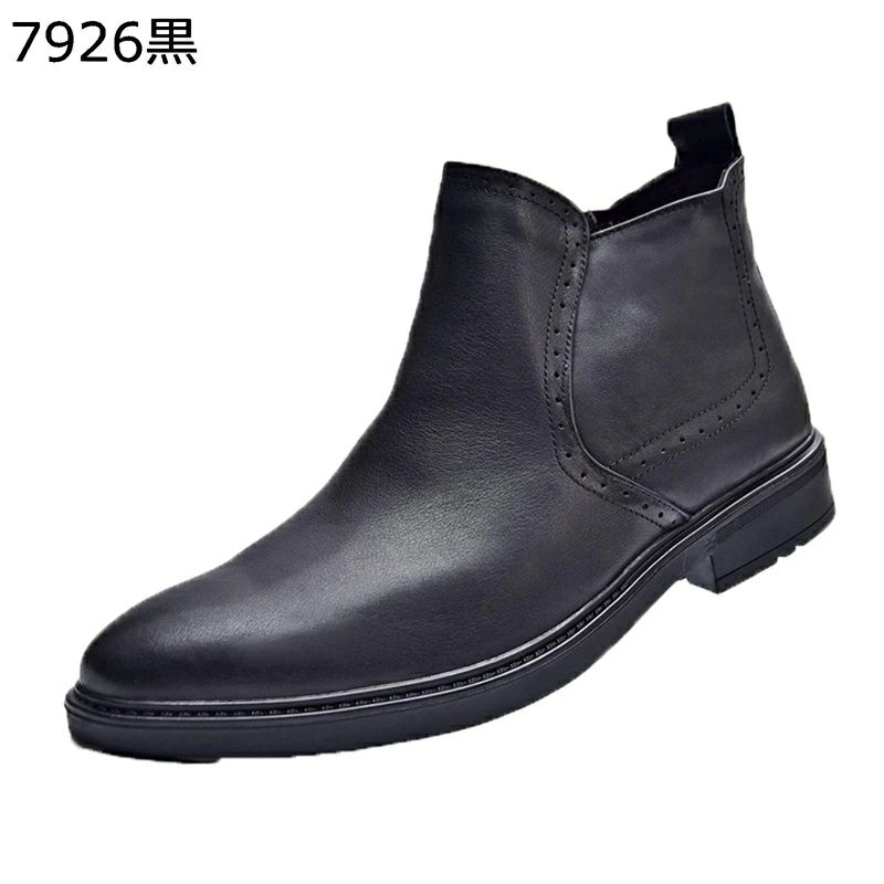 ショートブーツ ブーティ メンズ 牛革 本革 サイドジッパー 男靴 バイクブーツ ミリタリー カッコイイ シンプル 保温 防臭 滑り止め クラシック 秋冬用 四節着用 通勤 通学 卒業式 旅行