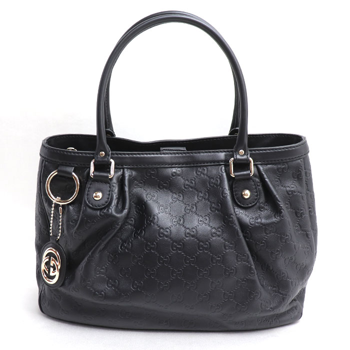 GUCCI グッチ グッチシマ スーキー トート トートバッグ ブラック 296835 レディース 中古