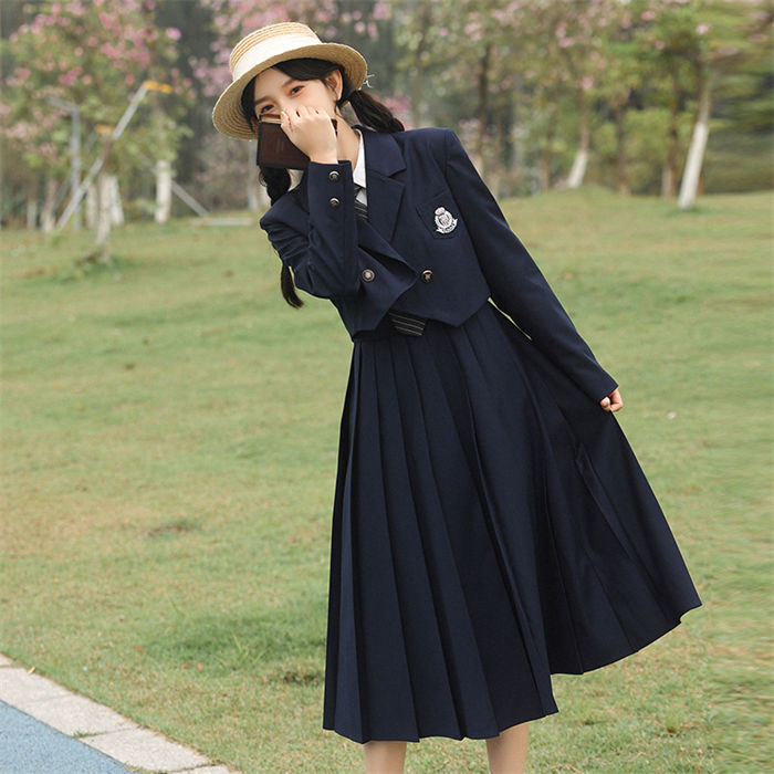 卒業式 入学式 JK制服 2点セット 4点セット セットアップ スーツセット フォーマルスーツ 女子高生 女の子 制服 スーツ ワンピース キャミソール プリーツスカート ブレザー ジャケット 白シャ