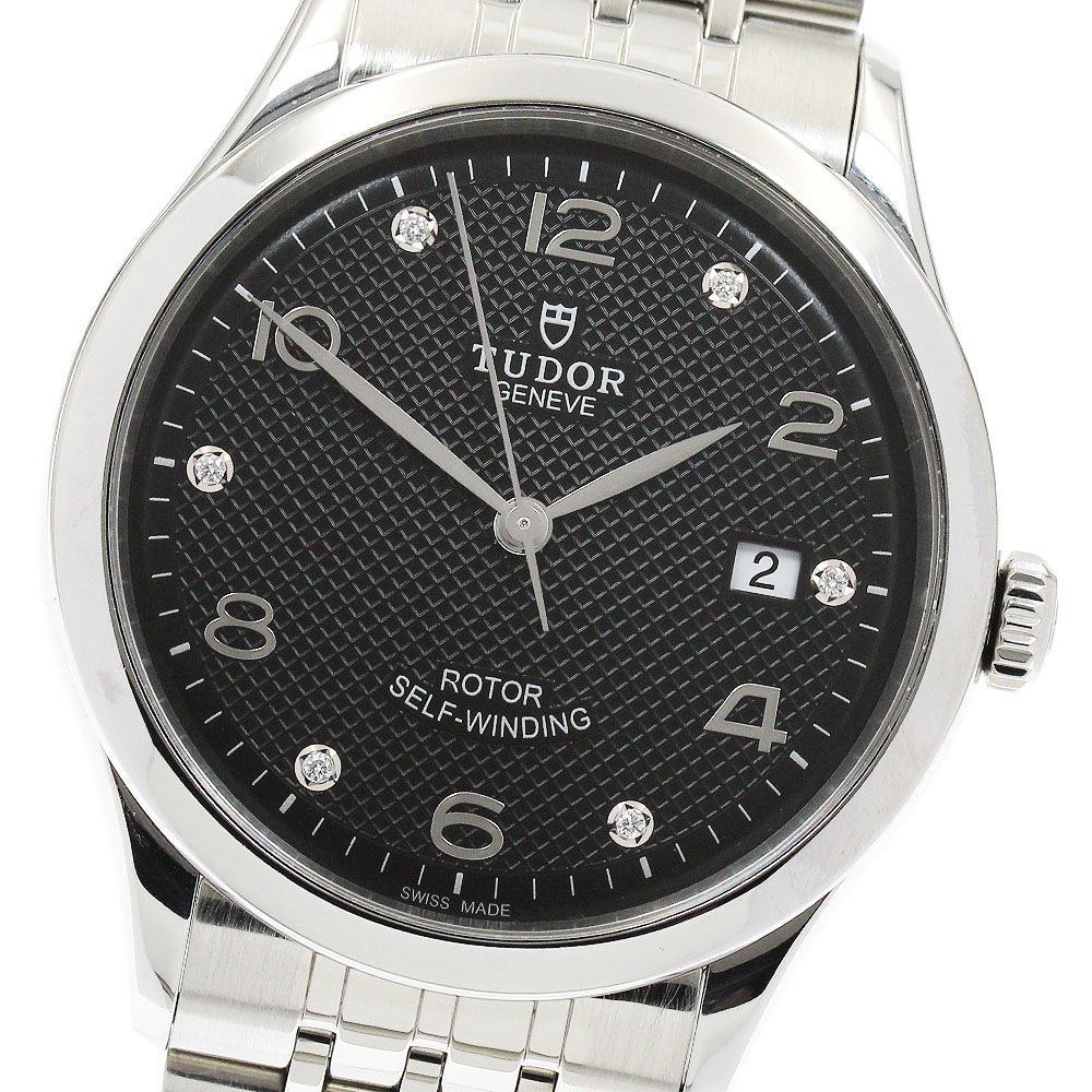 チュードル TUDOR 91550 1926 デイト 6Pダイヤ 自動巻き メンズ 保証書付き_920855【中古】