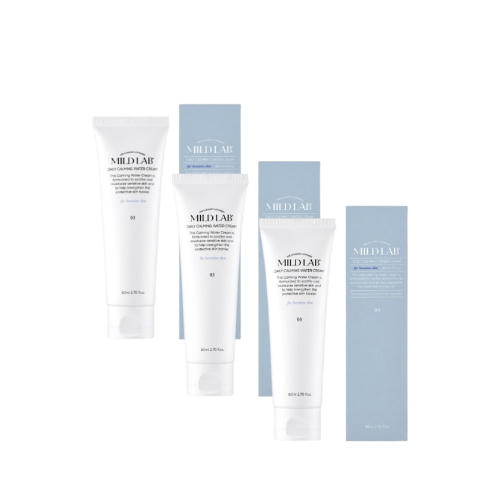 デイリー鎮静水分クリーム80ml 3個