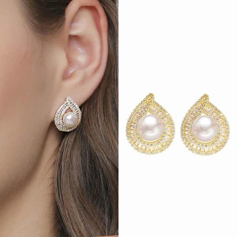 【1点ご購入 で10点プレゼントいたします】女性のためのパールイヤリングハイエンドファッション気質イヤリングギフトオールマッチイヤリング 256,500円