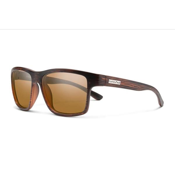 サングラス SUNCLOUD A-TEAM 偏光レンズ フィッシング アウトドア ファッション サーフィン スケートボード キャンプ 自転車 MATTE BURNISHED BROWN