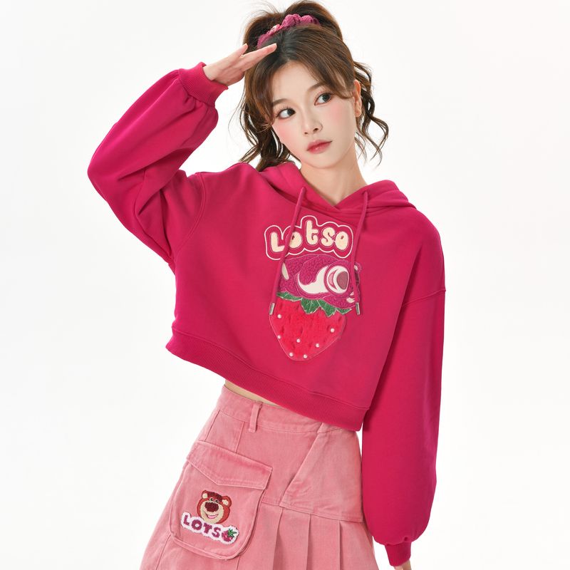 いちご熊玩具総動員オリジナル森女部族の親友服と帽子とベルベットのジャケット秋