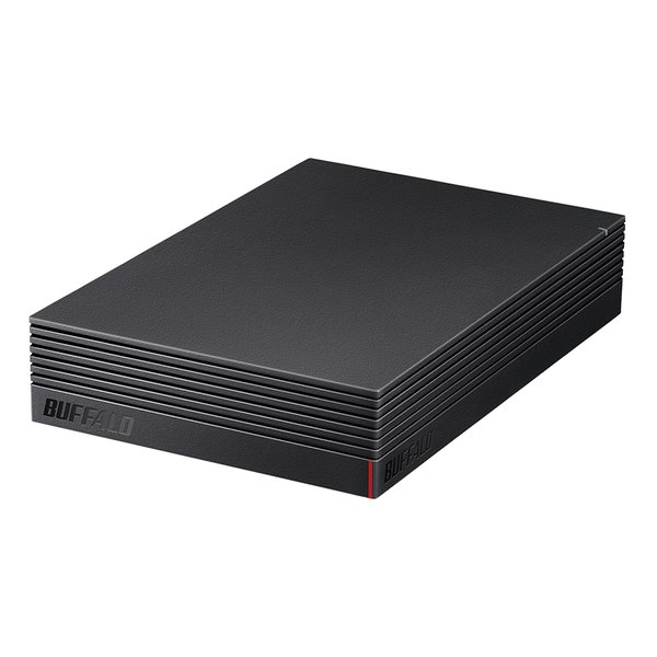 外付けハードディスク CMRHDD採用2TBHDD ブラック PC用＆TV録画用 HD-NRCD2U3-BA