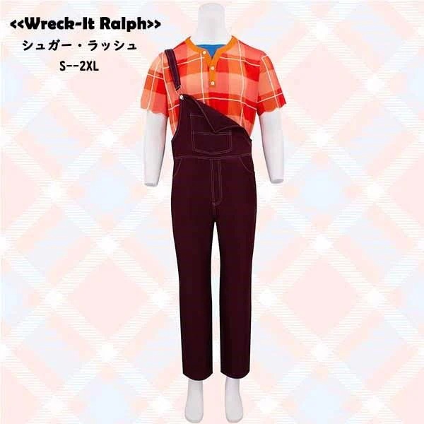 [激安本日限定]ランド WRECK-IT RALPHシュガー・ラッシュ ラルフ コスプレ衣装 クリスマス ハロウィン衣装