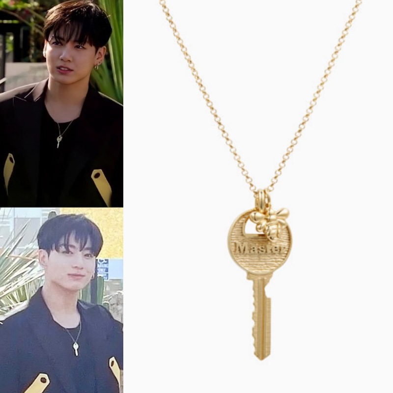 btsジョングク着用 マスタービー エクストラキーネックレス