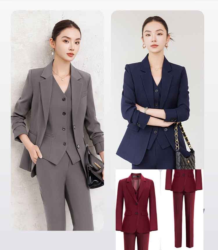 特別価格パンツスーツ レディース ３色 3点セット 長袖ジャケット+パンツ＋ベスト/スカート テーラード スリーピース セットアップ 3ピーススーツ レディーススーツ セレモニースーツ スタイリッシュ