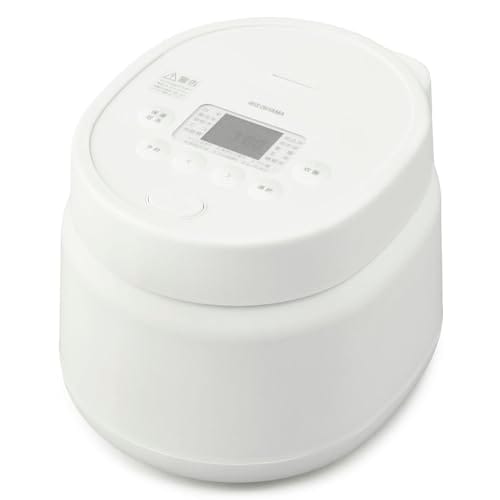 アイリスオーヤマ 炊飯器 5.5合 マイコン式 蒸気筒レスでお手入れ簡単(2点のみ) 50銘柄炊き分け エコモード RC-MSA50-W ホワイト