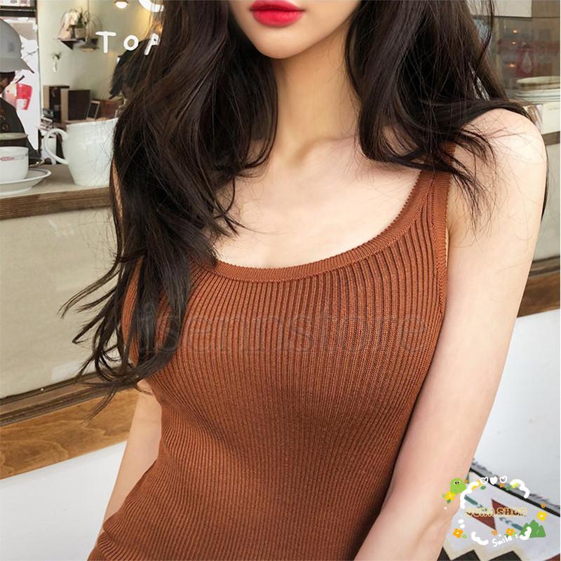 ノースリーブ ニットワンピース 薄手リブニット キャミワンピ レディース 膝丈 タイトワンピース スリット 無地 ロングワンピ大人カジュアル デイリー 春夏