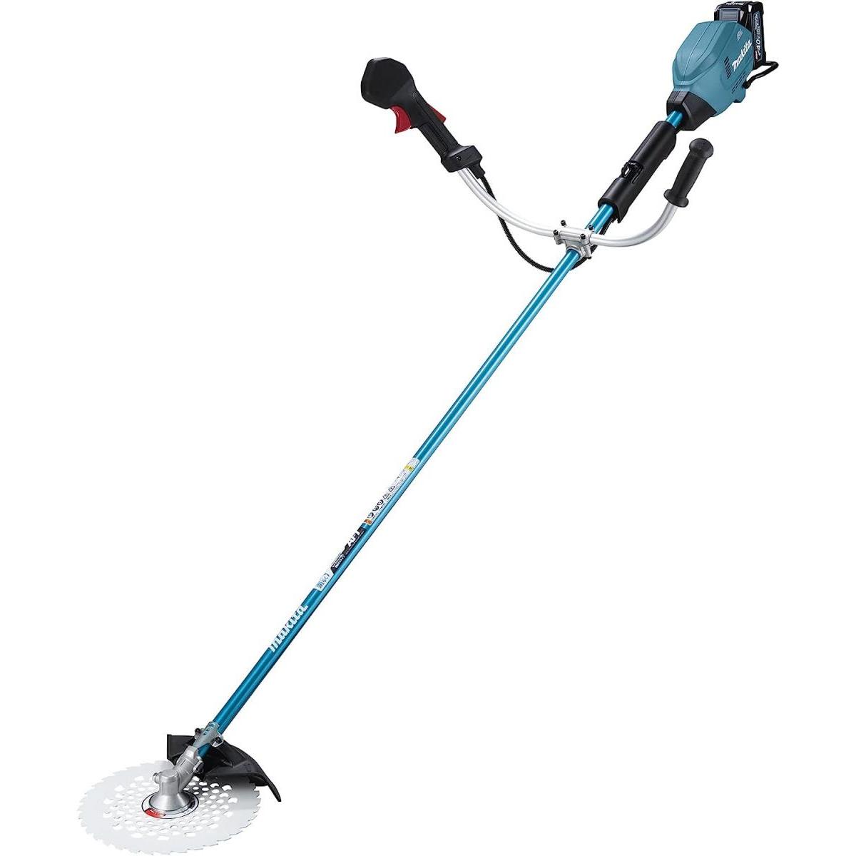 マキタ Makita 充電式草刈機 40Vmax 4Ah バッテリ・充電器付 MUR005GRM ハイパワー 軽快 防水 防滴 防じん Uハンドル 【北海道・沖縄離島不可】
