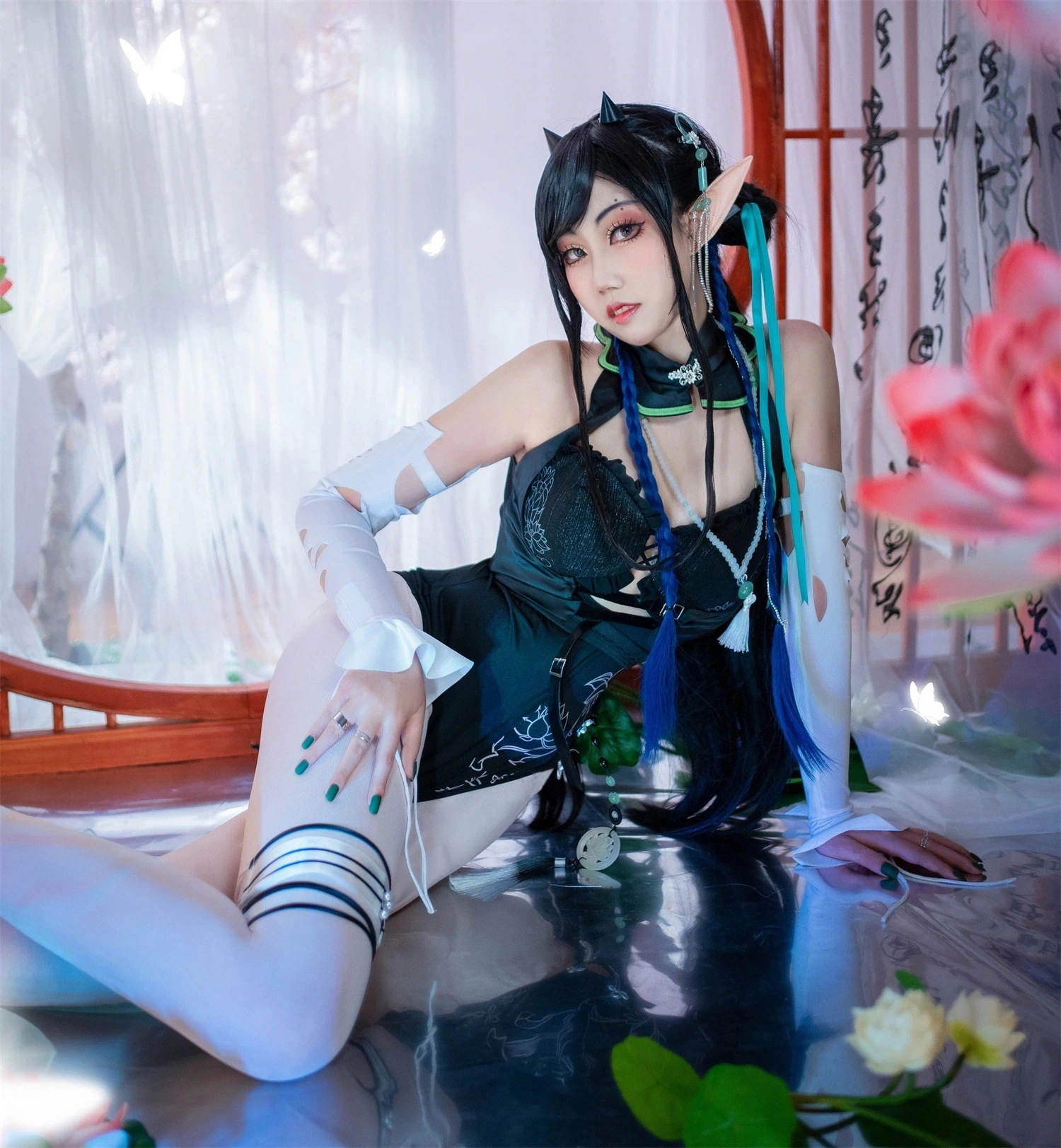 アークナイツ 明日方舟 夏卉 夜半 コスプレ衣装 コスチューム ハロウィン 変装 仮装期間限定30％ 11,426円