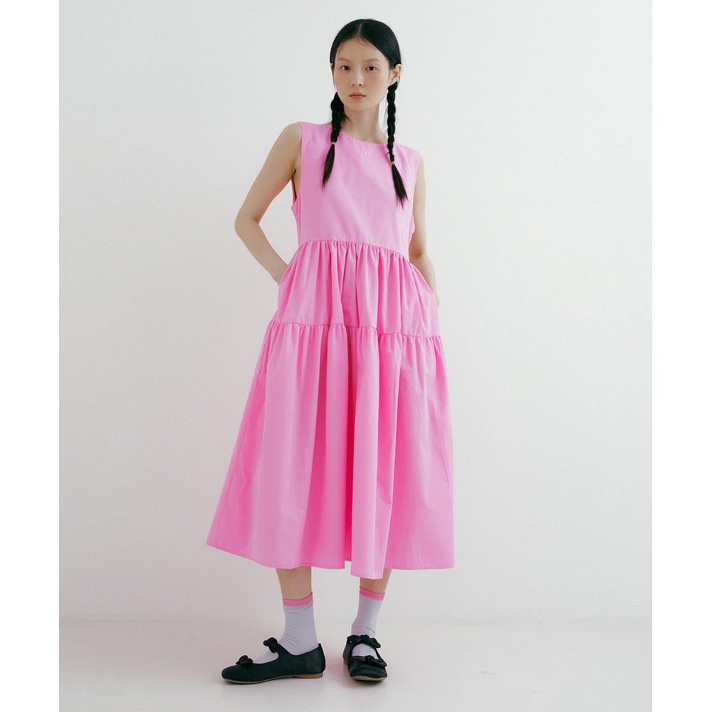 REORG TIR フレア スリーブレス OPS ピンク