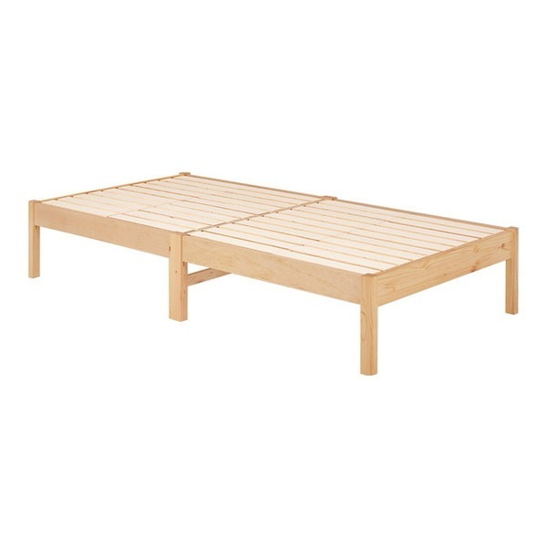 MB-5145SNA プレーンナチュラル 組立簡単 シングルベッド メーカー直送