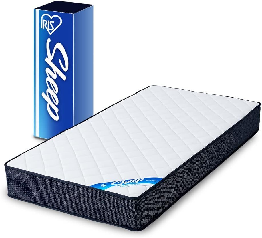 眠りを変えるポケットコイルマットレス 極厚21mmウレタン入り 高密度コイル528個 ホテルライクな寝心地 抗菌防臭 防ダニ らくらく設置 圧縮梱包でお届け シングル しっかり硬め 厚さ21cm PM