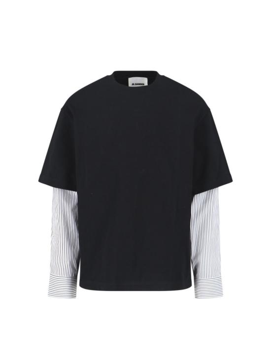JIL SANDER Men T-Shirts J22GC0235 J20256001 Black