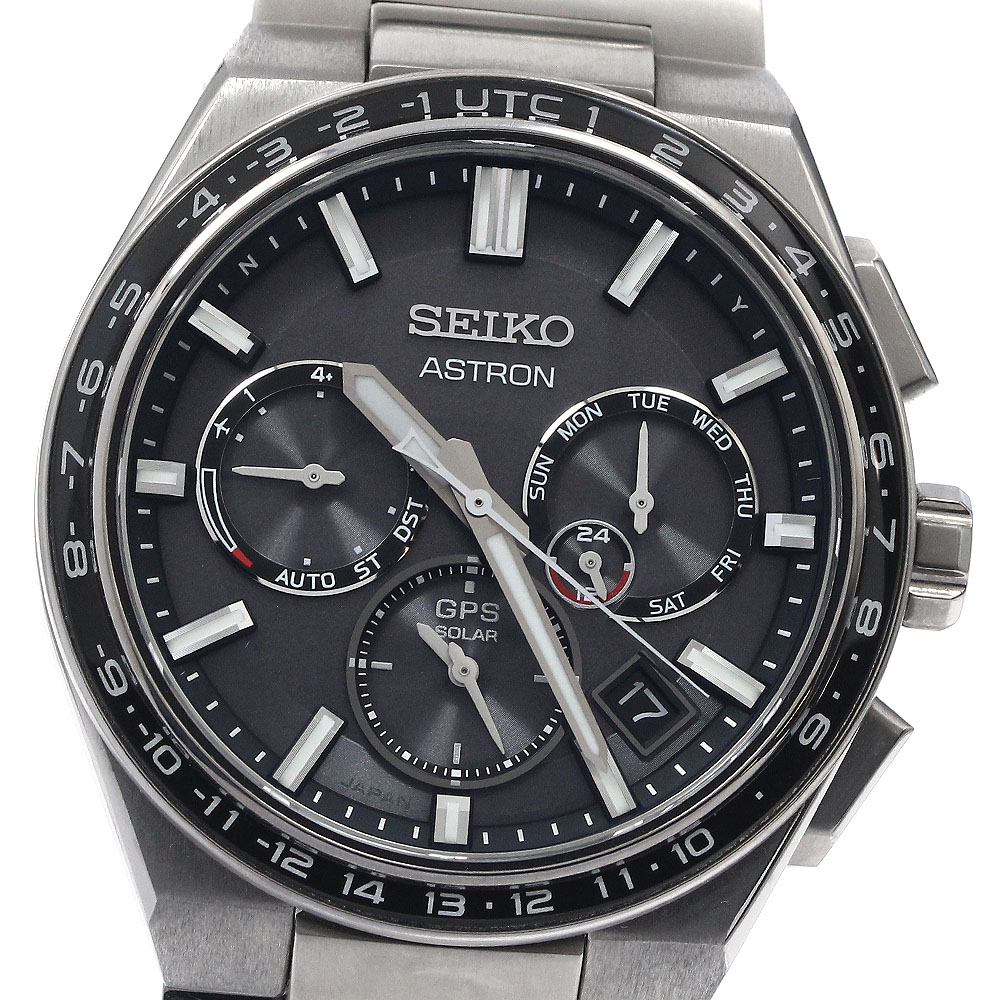 セイコー SEIKO SBXC111/5X53-0BR0 アストロン GPS デイデイト ソーラー電波 メンズ 良品 箱・保証書付き_894581【中古】