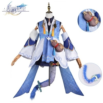 仮装 変装 ハロウィン コスチューム ビャクロ コスプレ衣装 白露 コスプレ 崩壊：スターレイル スーツ ハロウィン 2025年新作入荷コスプレ