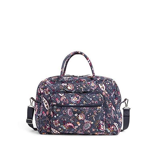 Vera Bradley Signature Cotton Weekender Travel Bag， Felicity Paisley 並行輸入品
