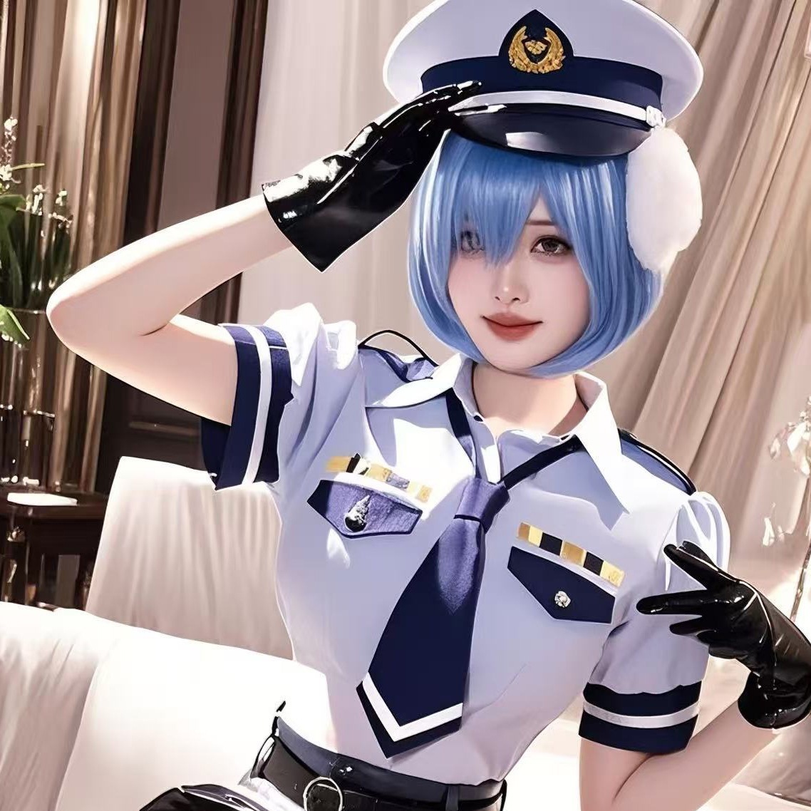 ゼロから始める异世界生活コスプレ服犬犬耳警察官レイムコスプレ衣装