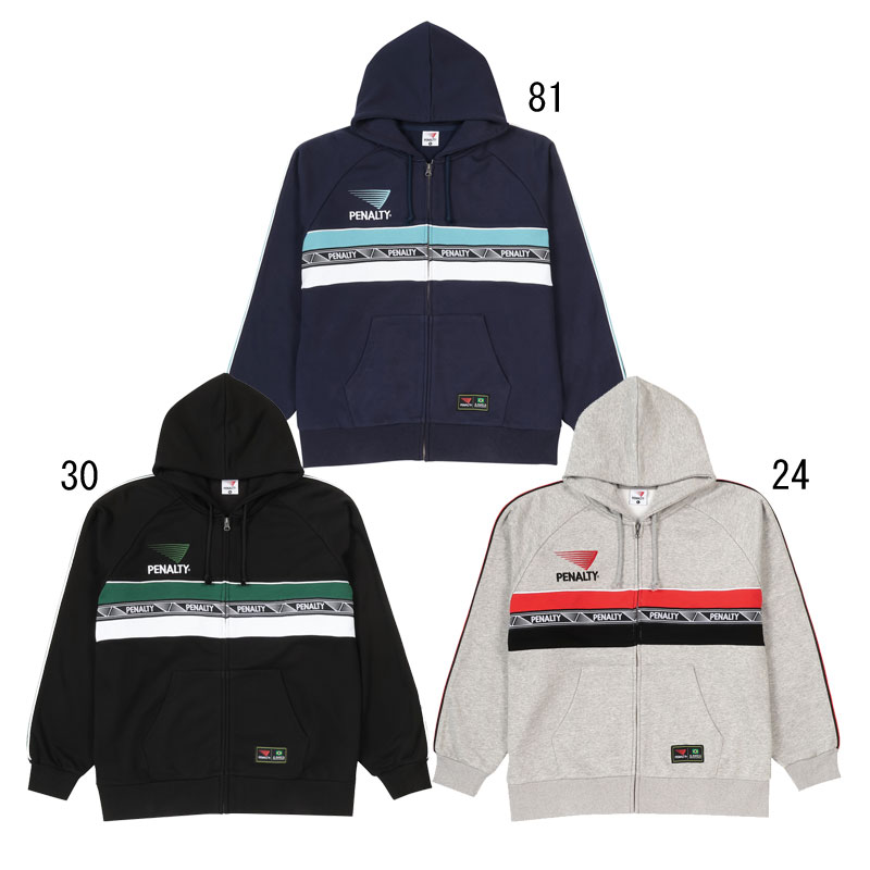 ペナルティ penalty ヘリテージ・スウェットジップフーディー サッカー フットサル ウェア サッカーWEAR 25SS (PTS5028)