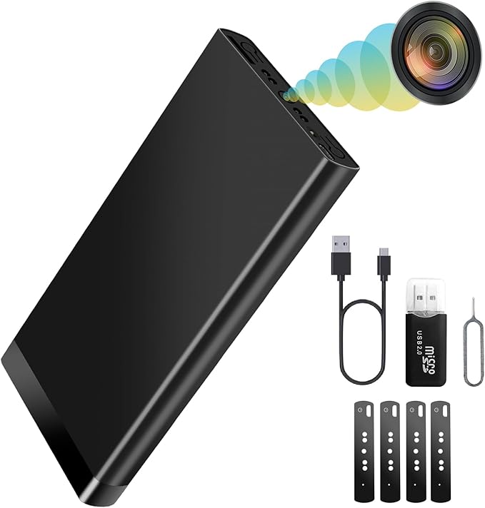 超小型隠しカメラ スパイカメラ 1080P監視防犯カメラ モバイルバッテリー Amazon.co.jp: 超小型隠しカメラ スパイカメラ 1080P監視防犯