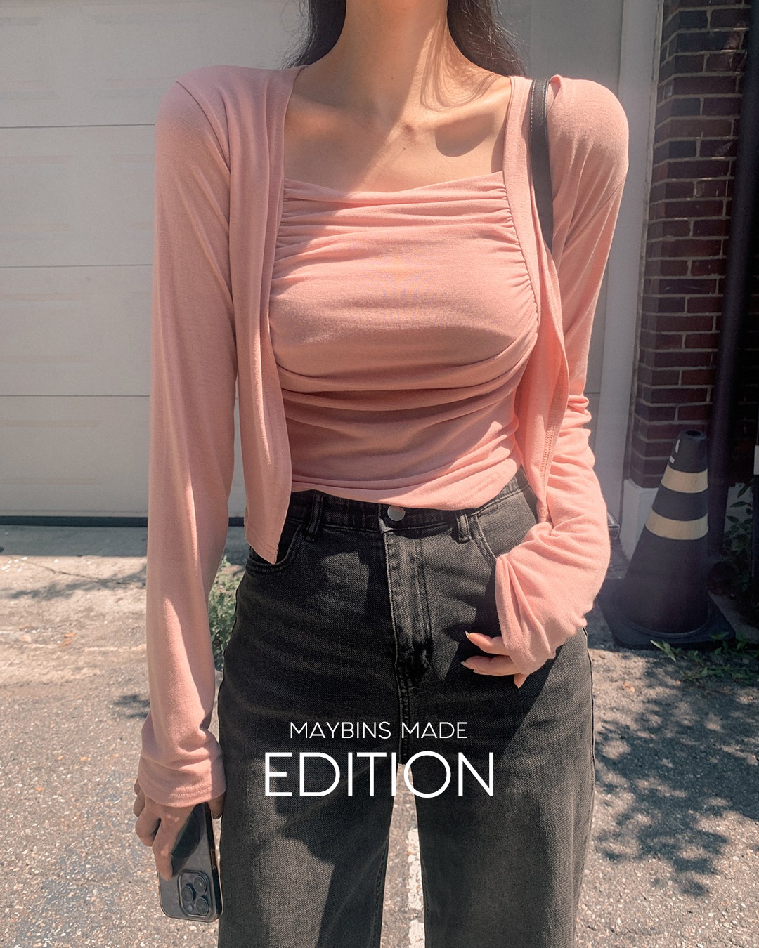 [MADE] サンカーディガン&スリーブレスセット韓国ファッション レディース