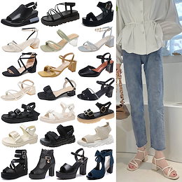 【7月新入荷】 サンダル レディース パンプス 美脚 ウェッジソール ハイヒール可愛いお花サンダル 韓国ファッション/レディースファッション/厚底サンダル /レディースシューズ