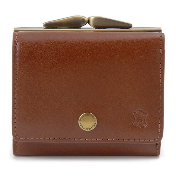 BELLIES YORK ベリーズヨーク がま口折財布 BR BYHL10316BR
