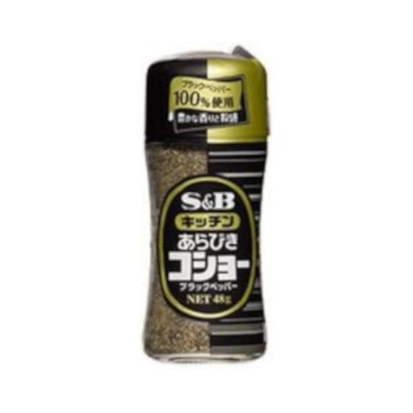 S&B キッチン あらびきコショー 瓶 48g 10 メーカー直送