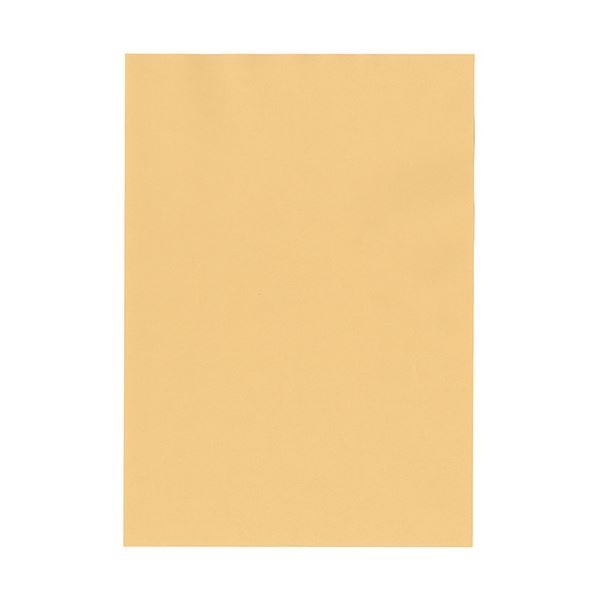 （まとめ）北越コーポレーション 紀州の色上質A4T目 薄口 白茶 1箱（4000枚:500枚8冊）3セット