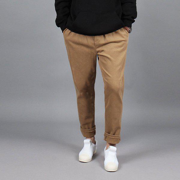 DIピーチ起毛スパンバンディングパンツ