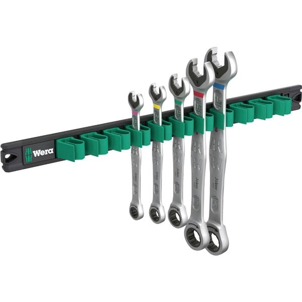 WERA ヴェラ 5本組コンビネーション ラチェットレンチ セット マグネットレール付 8X144 10X159 13X177 17X224 19X246mm 020015