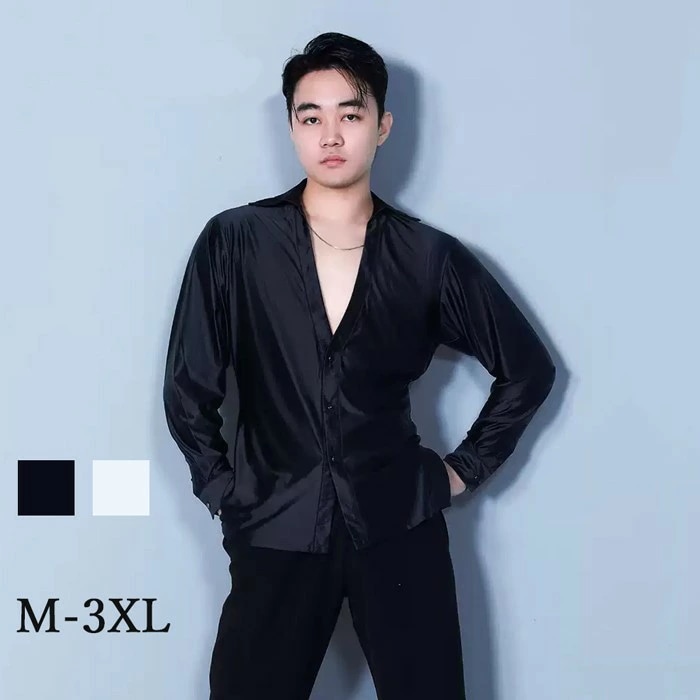 再入荷商品社交ダンス衣装 トップス メンズ ラテン ラテンダンス用シャツ 男性用 ダンス衣装 ダンスウェア 練習着 ワルツ チャチャチャ ルンバ ラテン ラテンダンスシャツ ステージ 衣装 男性社交ダ