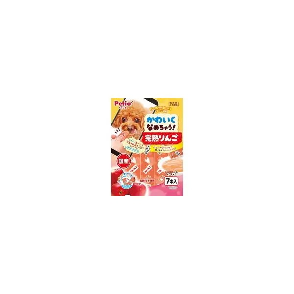 【1ケース】【お取り寄せ対象品】ペティオ かわいくなめちゃう！ 完熟りんご(7本入)[ペティオ(Petio)] *30個