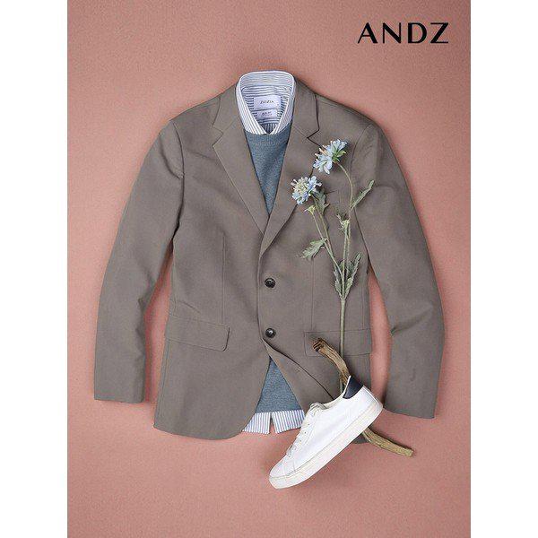 ブラウンベーシックストレッチジャケット BZB1KG1101 BR _P333930666