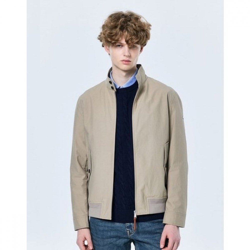 [25SS] [クラシック] ベージュヘリントンジャケット HZJU5A201I2