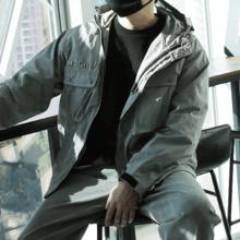 WMG アンバランス ハイブリッド ウインドブレーカー アノラックジャンパー