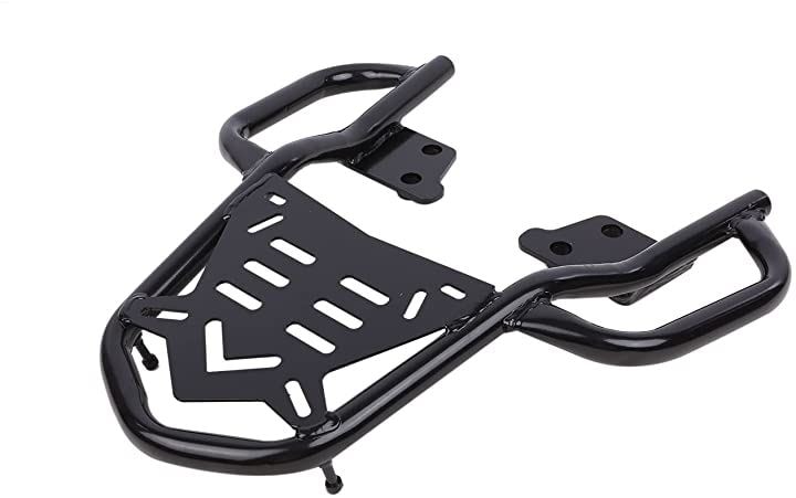 SUZUKI スズキ 用 リア キャリア GSR250 / F/S 黒 スチール 製 汎用 社外品(ブラック)