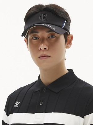 純正PEARLY GATES GOLFラバーロゴカラーラインサンバイザー