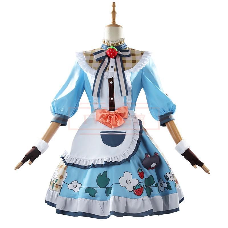 工場直販草薙 寧々 コスプレ 衣装 プロセカ 初音ミク 可愛い いちご ブルー ワンピース コスプレ用衣装 コスプレ コスチューム 仮装
