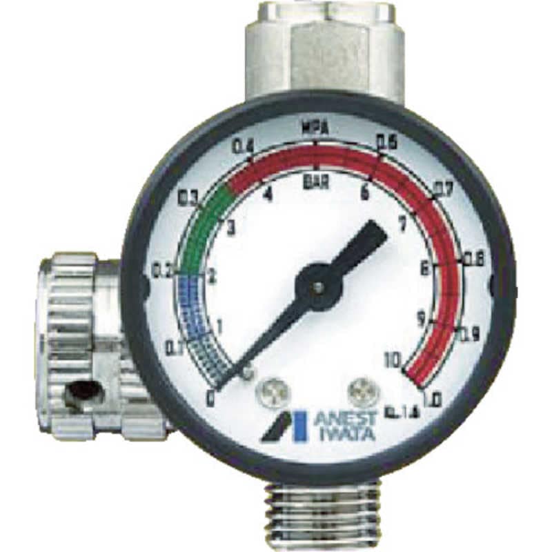 アネスト岩田　ストレートタイプ手元圧力計　AJR02SVG 7,329円
