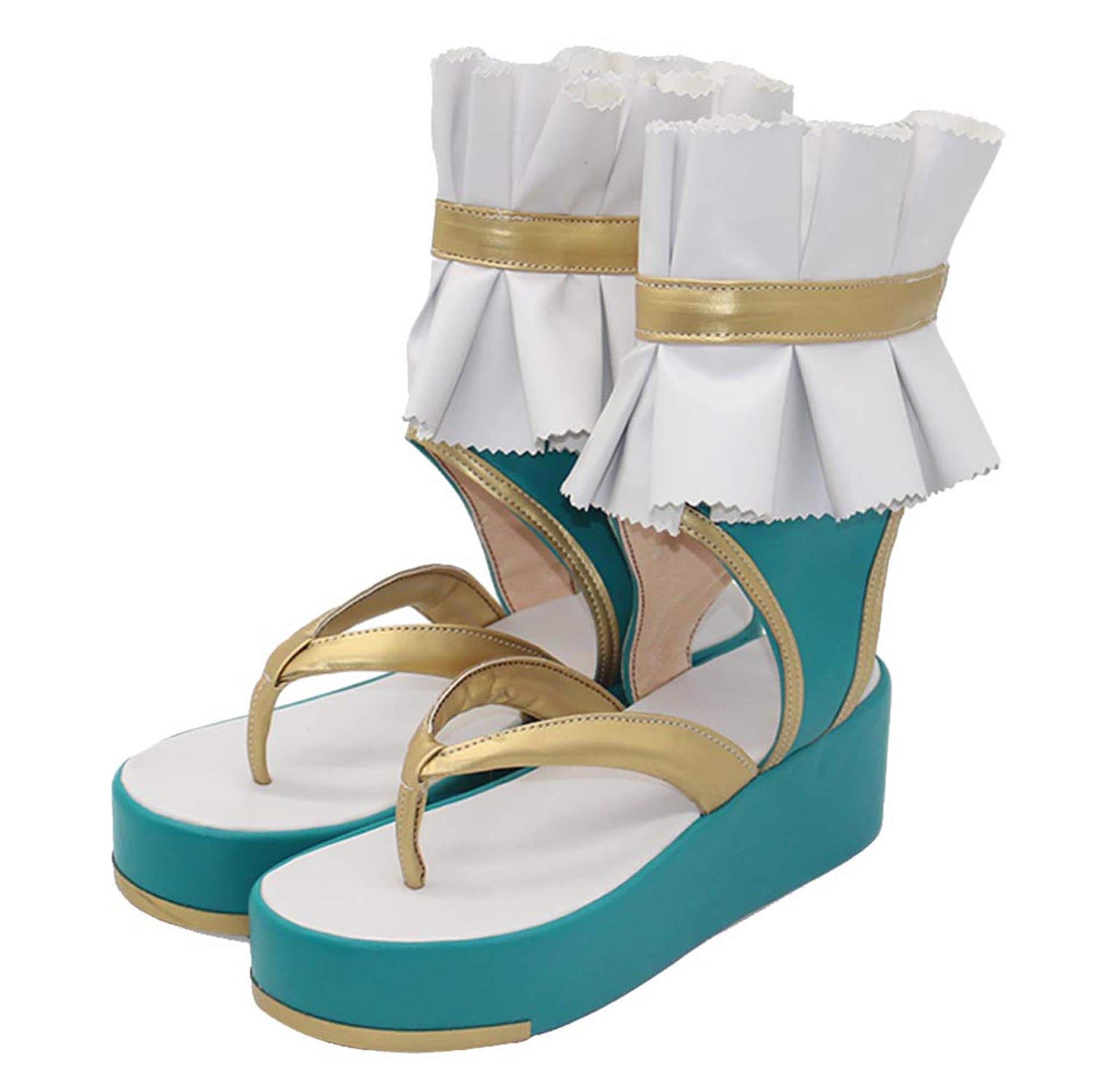 サトノダイヤモンド 正月 新衣装 花形・弥栄之翠 ウマ娘 プリティーダービー 勝負服 コスプレ 靴 ブーツ コスプレ靴 コスプレブーツ カスタマイズ可能 1017088