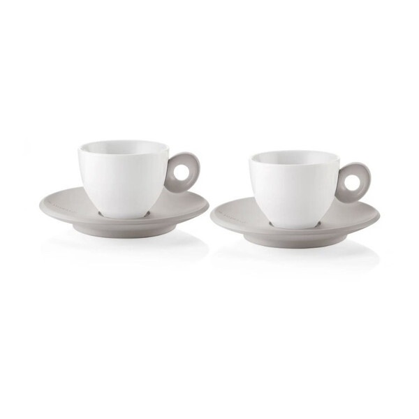 Guzzini エスプレッソカップ&ソーサ 2セット Everyday トープ 81700158
