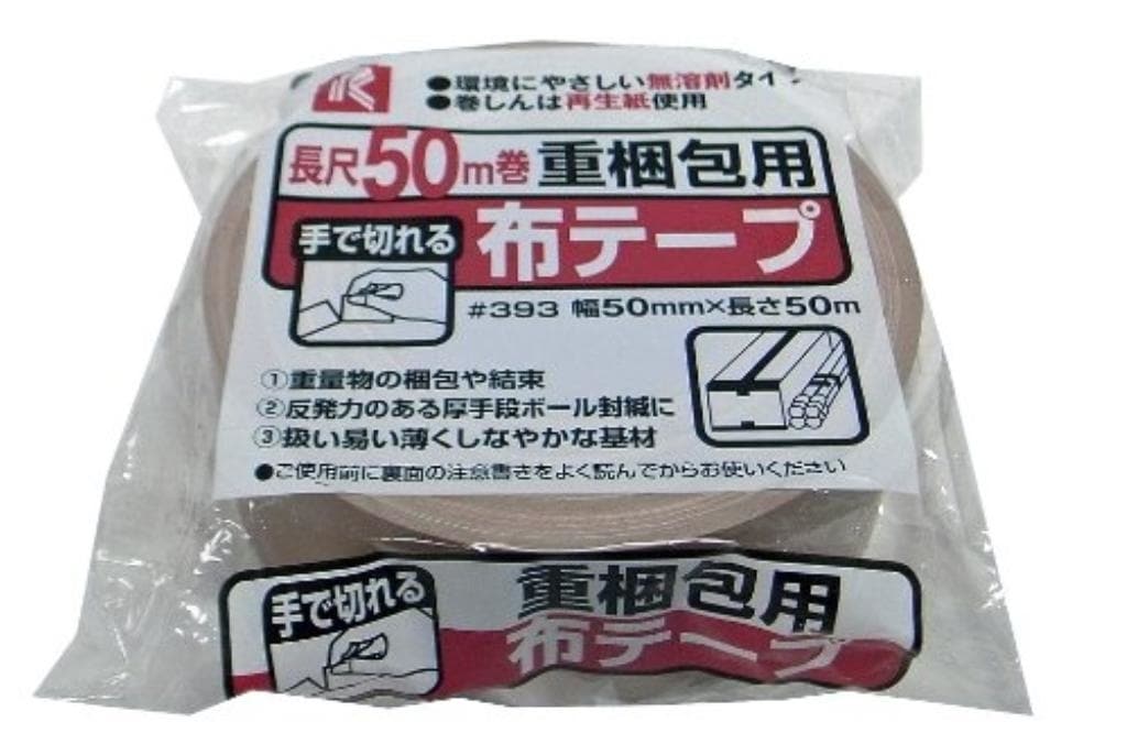 リンレイ 布粘着テープ #393サイズ50X50m [まとめ買い30巻セット]