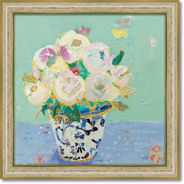 ユーパワー ケリー/デイ Gel加工アートフレーム 「クリステン ピオニー」