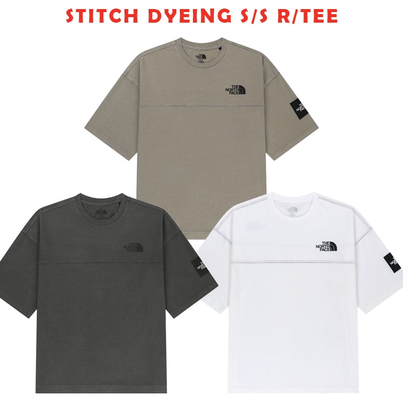 韓国正規品保証 関税負担なしNT7US06J STITCH DYEING S S R TEEイリー 基本 着装 男子 女子 人気 韓国 ファッション 男女共用 アウトドア