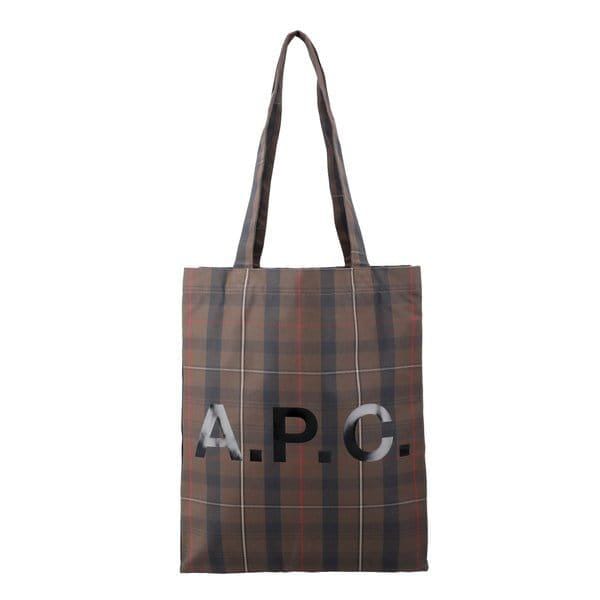 COHKY M61442 CAA BROWN LOU ルー チェック エコバッグ