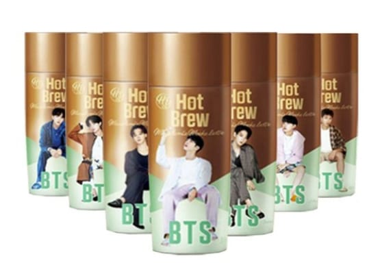 BTSHyホットブルーマカダミアモカラテ270ml12個/韓国コーヒー公式